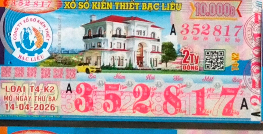 Bạc Liêu, 14/04/2026, 352817