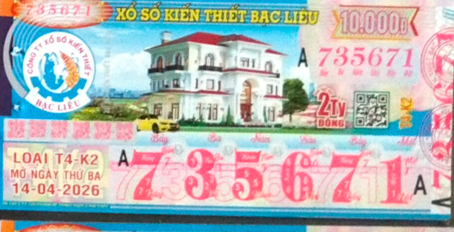 Bạc Liêu, 14/04/2026, 735671