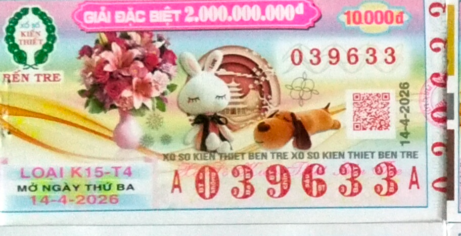 Bến Tre, 14/04/2026, 039633