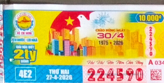 Tp. HCM, 27/04/2026, 224590